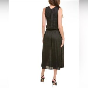 Theory Elegant Black Sleeveless Midi Dress